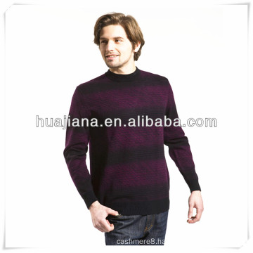 Luxury cashmere men sweater crew neck